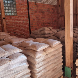 Гранулы топливные (пеллеты) древесные из хвойных пород Биг Бэг категории А1 1т.