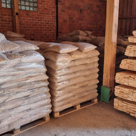 Гранулы топливные (пеллеты) древесные из хвойных пород Биг Бэг категории А1 1т.